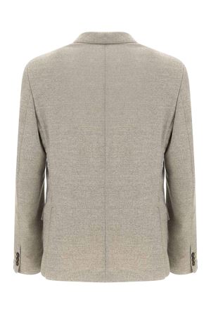 Blazer in misto lana e viscosa grigio chiaro PAOLO PECORA | L05130882943